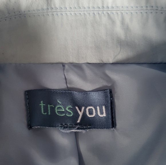 Tres You Women Trench Jacket , Size XL - Picture 3 of 4